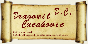 Dragomil Čučaković vizit kartica